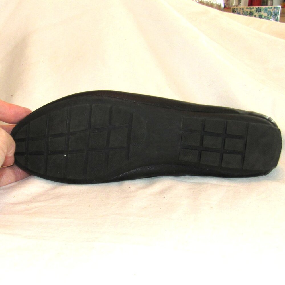 VANELi Aiker Black Leather Driving Shoes With Buckle Size 9.5W - Picture 11 of 12